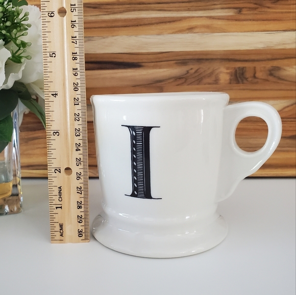 Anthropologie Letter I Monogram Initial Mug - Picture 6 of 7